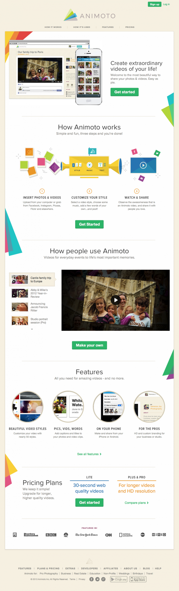 Animoto - Make and Share Beautiful Videos Online
