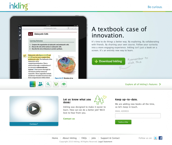 Inkling - Interactive textbooks for iPad